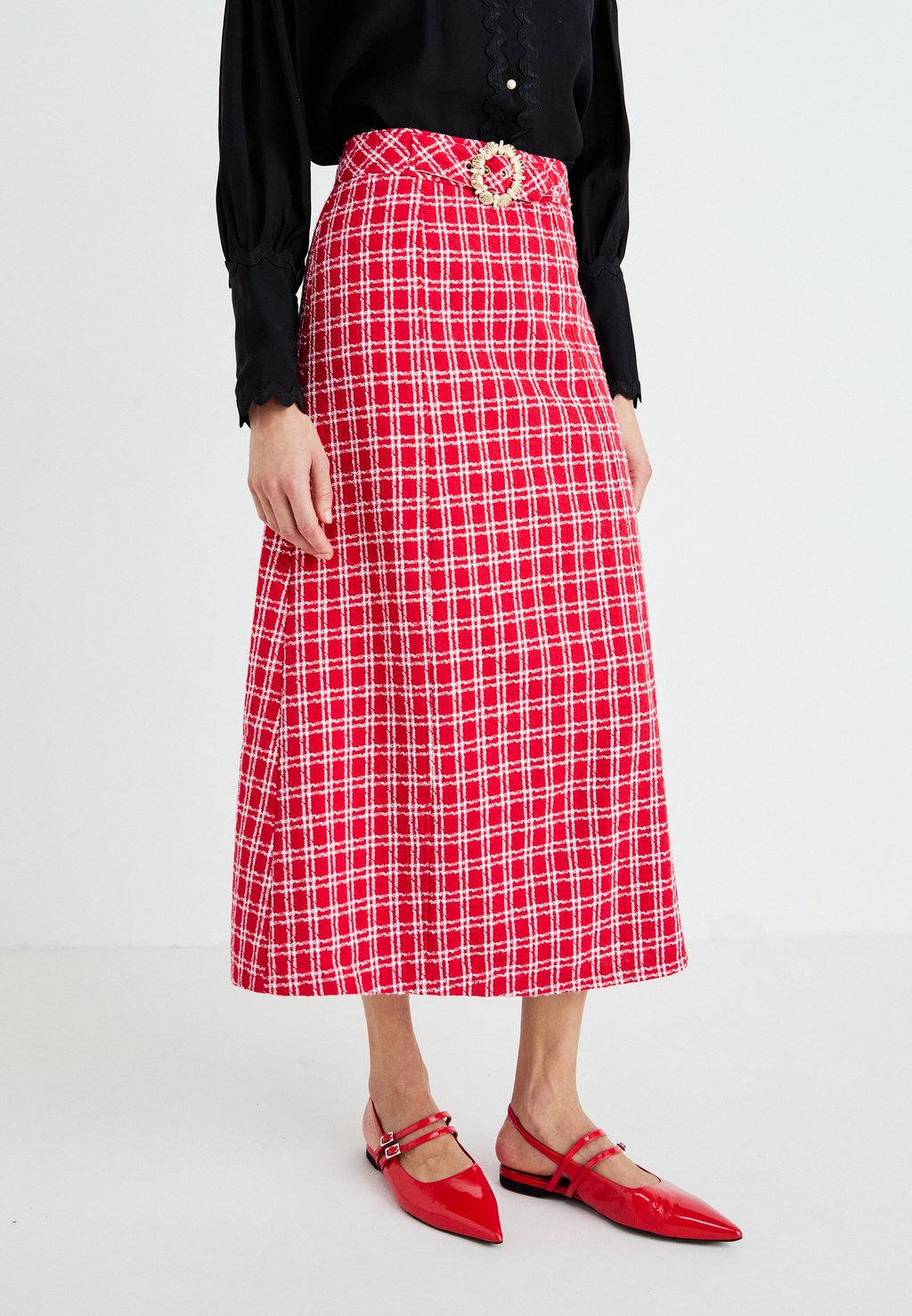 

Юбка А-силуэта MIRA MIDI SKIRT Sister Jane, светло-розовый