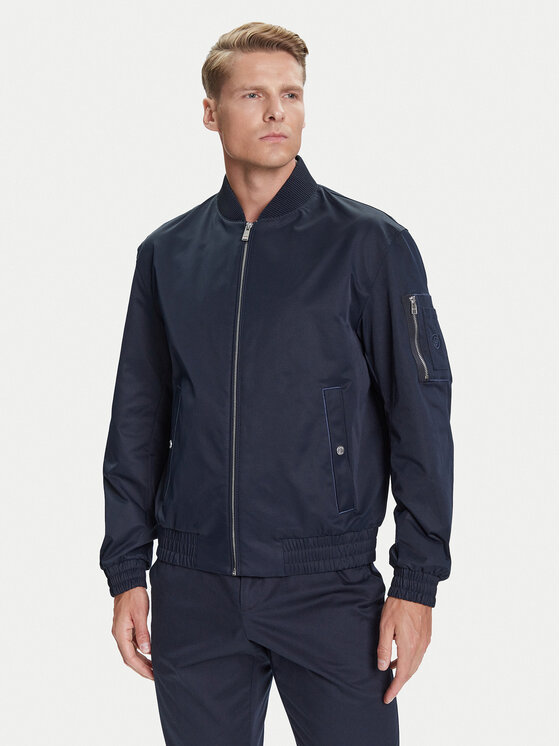 

Бомбер regular fit H-Comber-253 50544097 Boss, синий