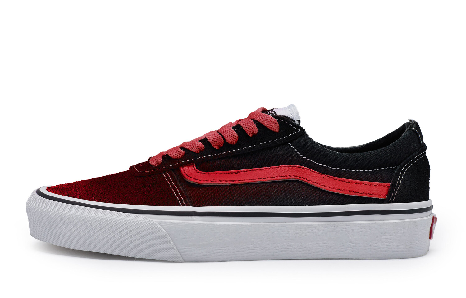 

Кроссовки Vans Ward Skateboarding Shoes Women's Low-top Red, черный/красный