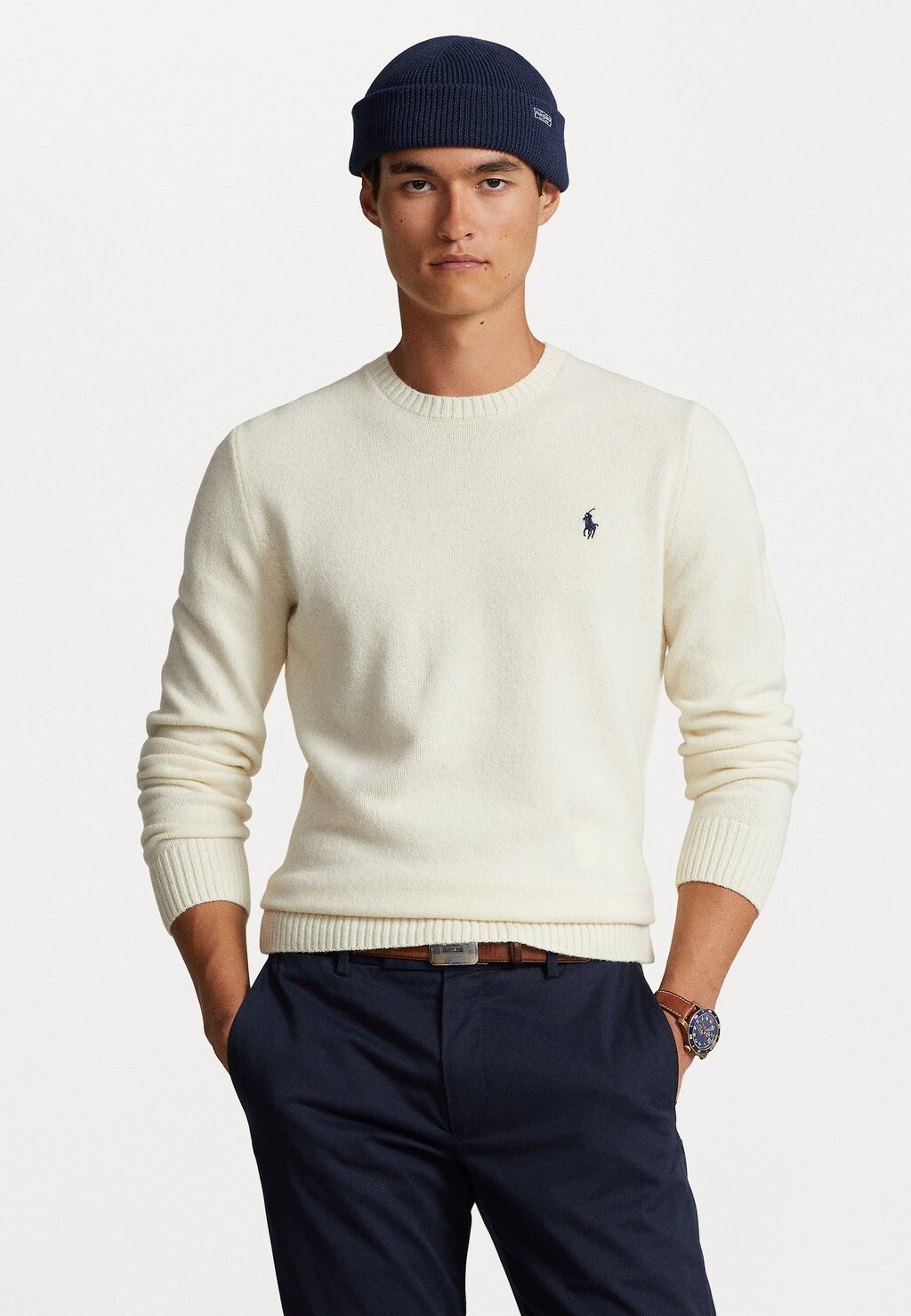 

Свитер Long Sleeve Polo Ralph Lauren, цвет andover cream