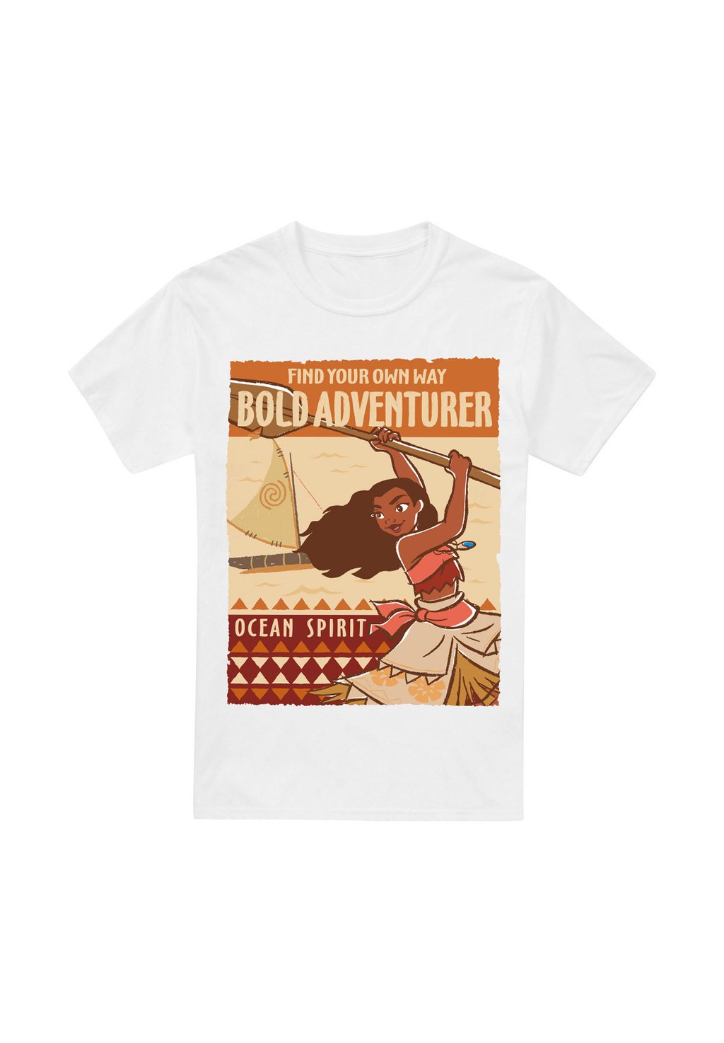 

Футболка с принтом MOANA BOLD ADVENTURER Disney, белый