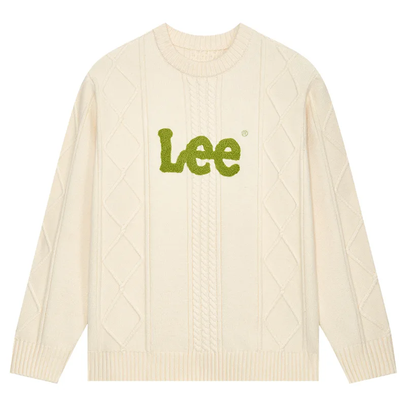 Детский свитер с круглым вырезом утолщенный Lee, Beige Apricot