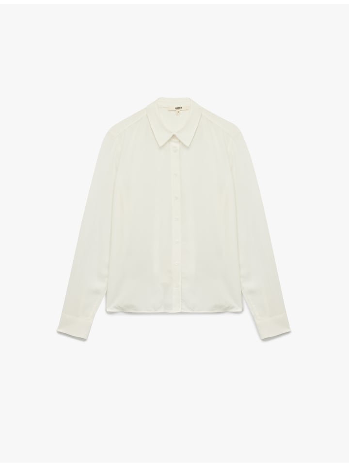 

KOTON Рубашки с длинными рукавами серо-белого цвета