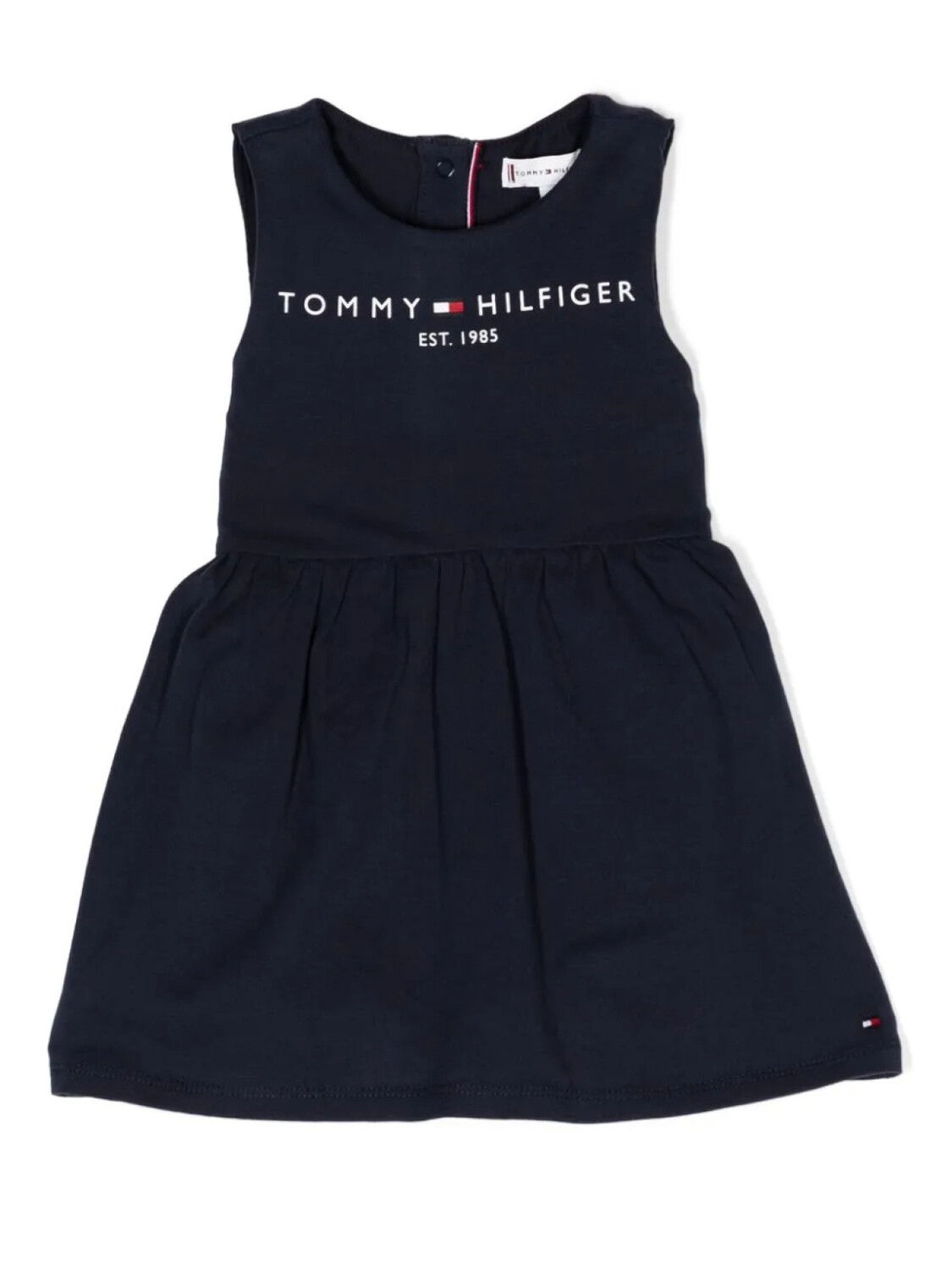 

Tommy Hilfiger Junior платье без рукавов с вышитым логотипом, синий
