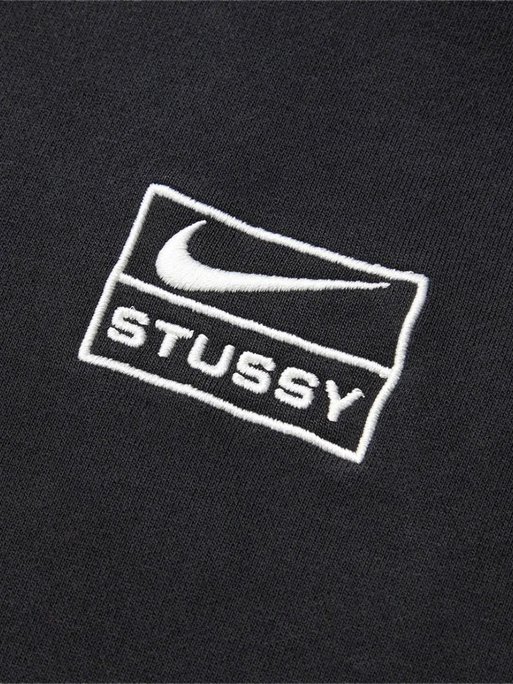 Худи Black из коллаборации со Stussy Nike, черный — фото 2