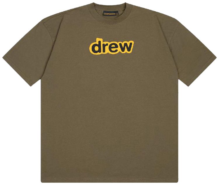 

Футболка Drew House Secret Tee 'Olive', зеленый