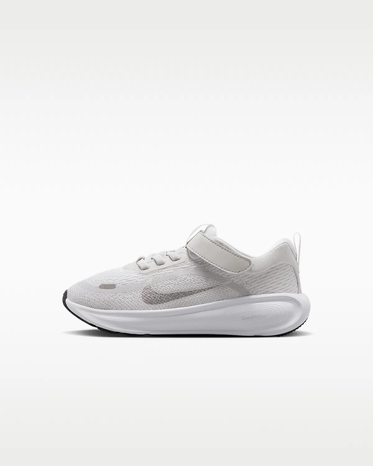 Детские кроссовки Nike Stellar Ride, White/Vast Grey/Black/Metallic Silver