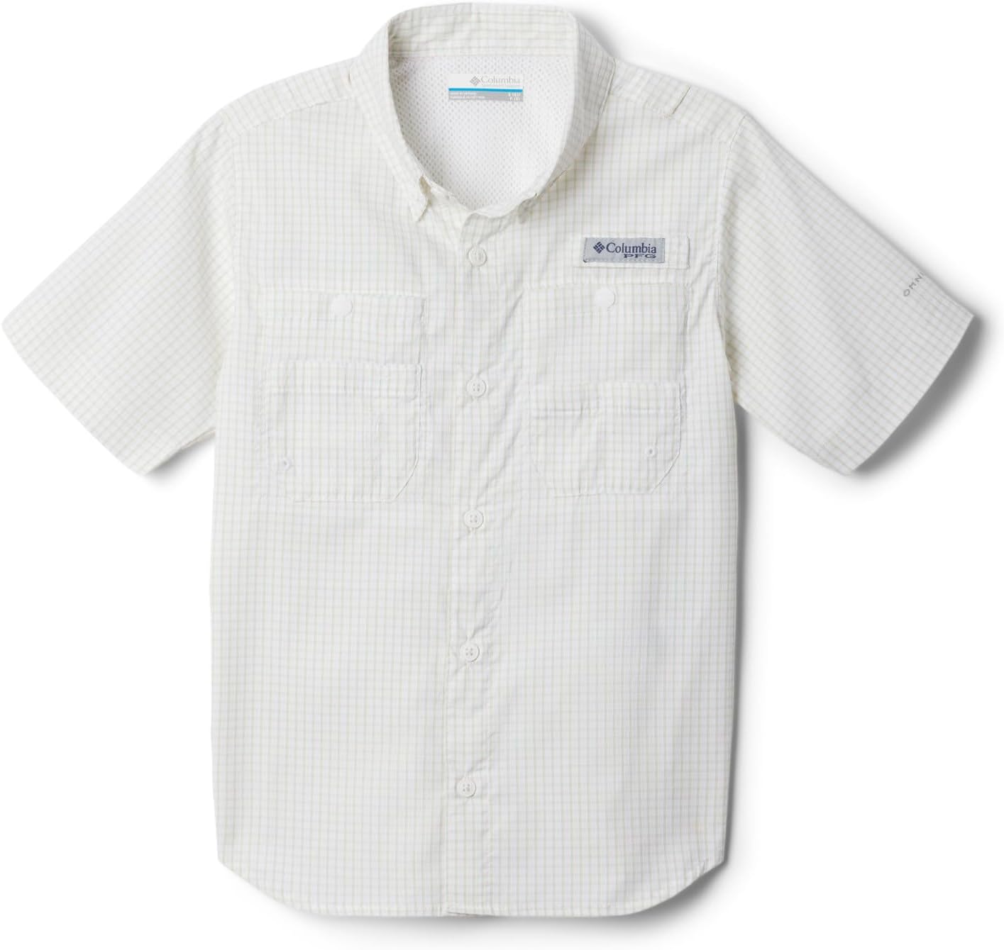 

Columbia Boys Super Tamiami рубашка с коротким рукавомРубашка для походов, New Mint Super Tamiami Gingham