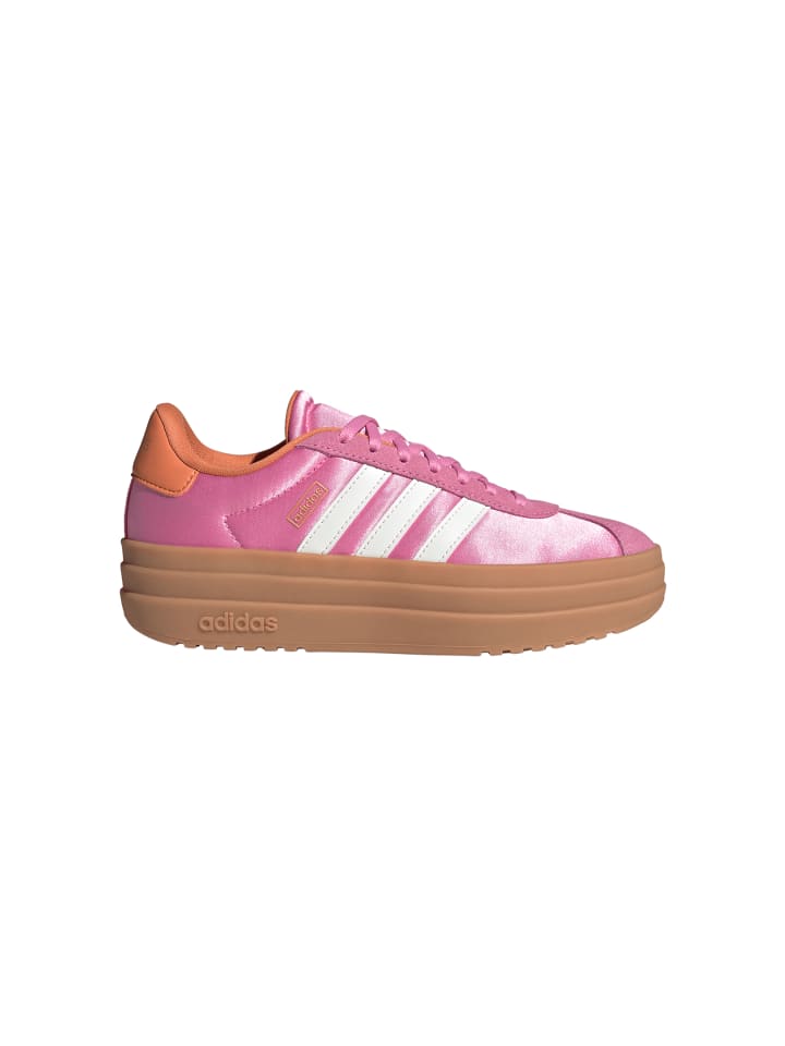 Adidas Низкие кроссовки VL Court Bold J розового цвета — фото 3