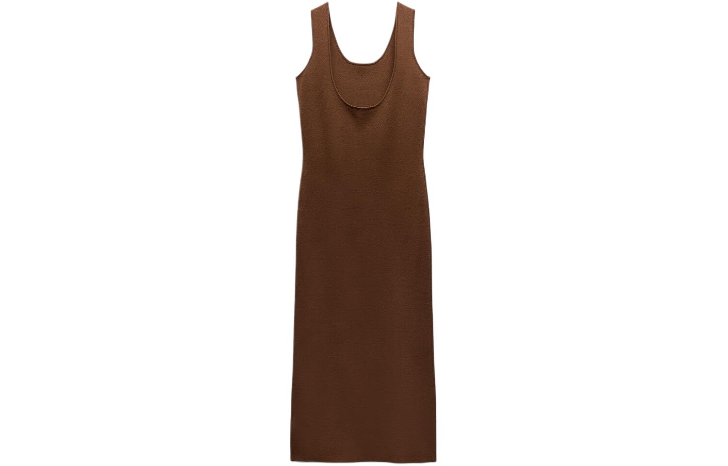 

Платье без рукавов женское коричневое Zara
