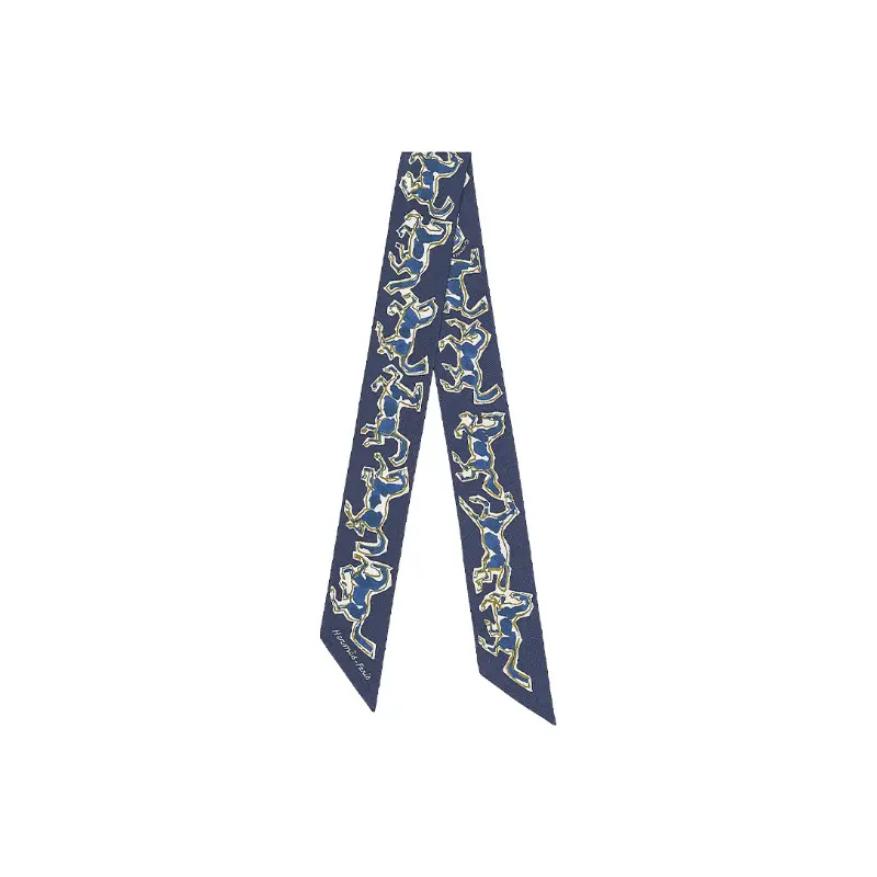 

HERMES Шёлковый платок, Blue
