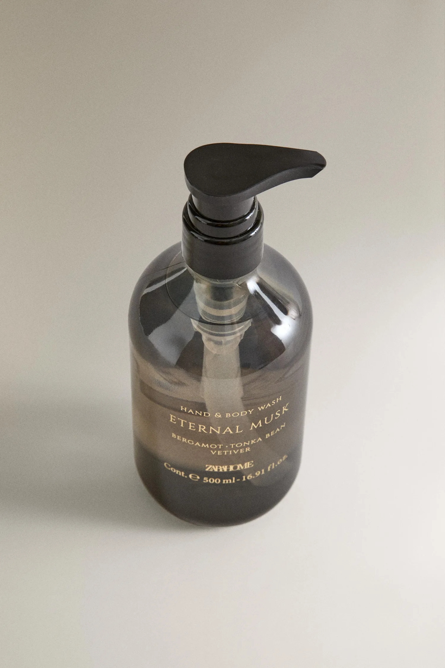 (500 мл) жидкое мыло для рук eternal musk Zara, серый — фото 2