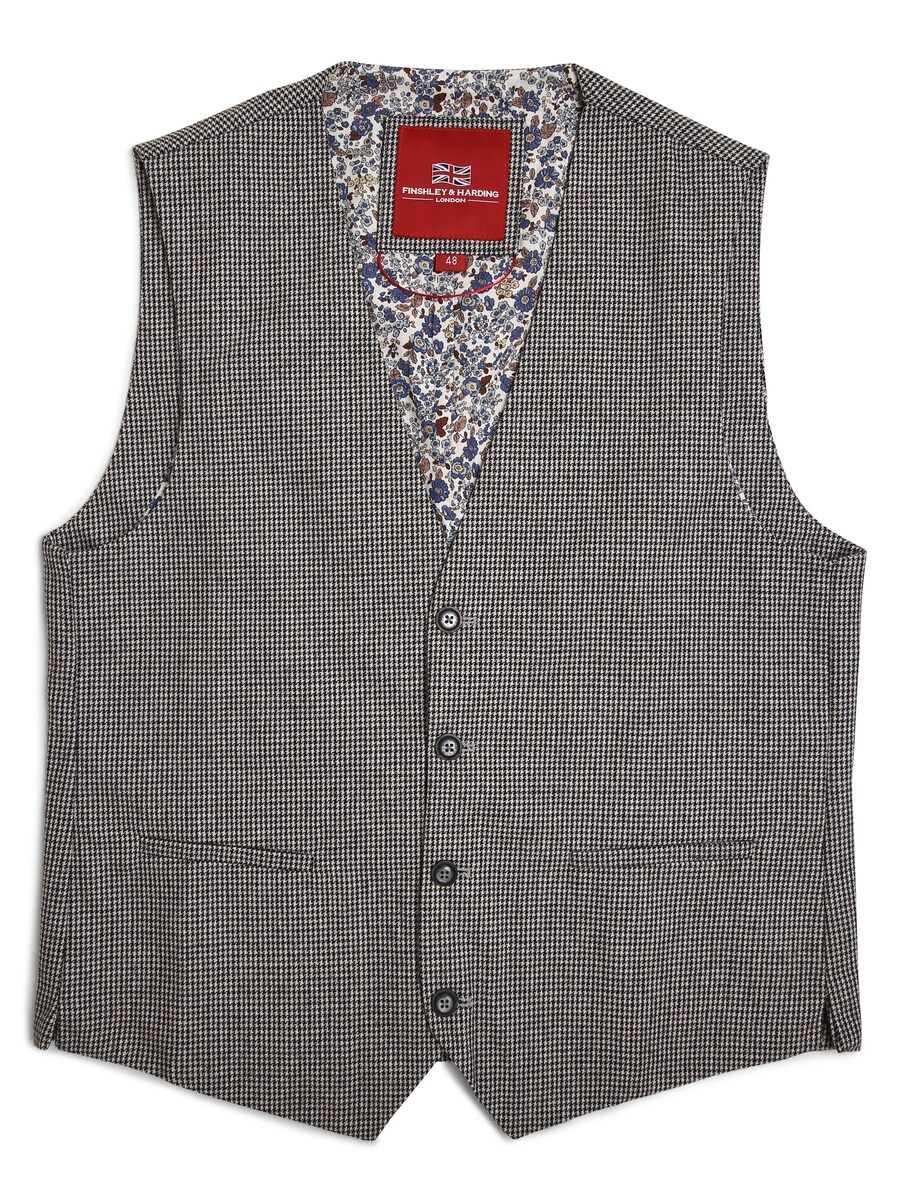 

Костюмный жилет Finshley & Harding London mit Fliege und Einstecktuch, черный