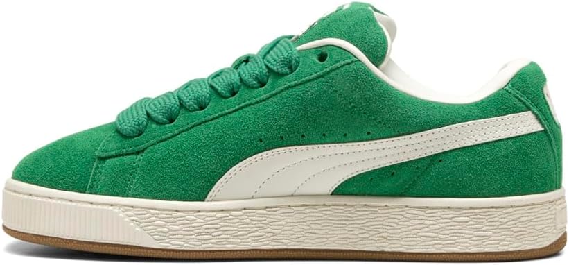 Мужские замшевые кроссовки Puma XL, зеленый/серый — фото 3