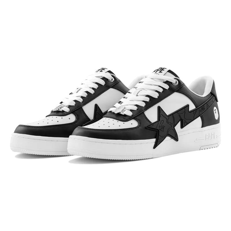 Кроссовки BAPE STA Low top для скейтбординга мужские A BATHING APE, Red RDX — фото 4