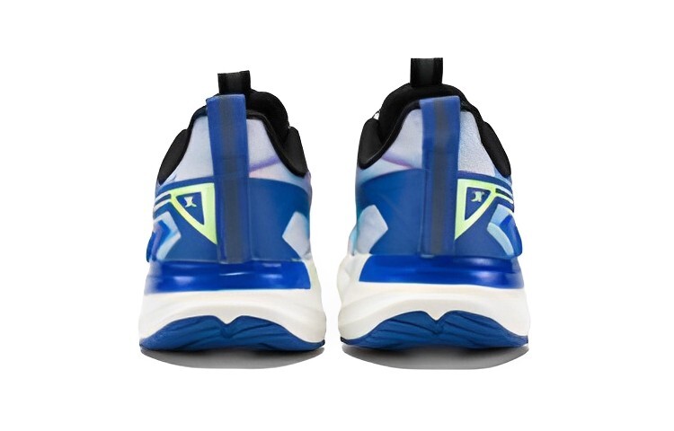Детские кроссовки GS Low-top Новые белые/синие Lyon Xtep, синий/белый — фото 2