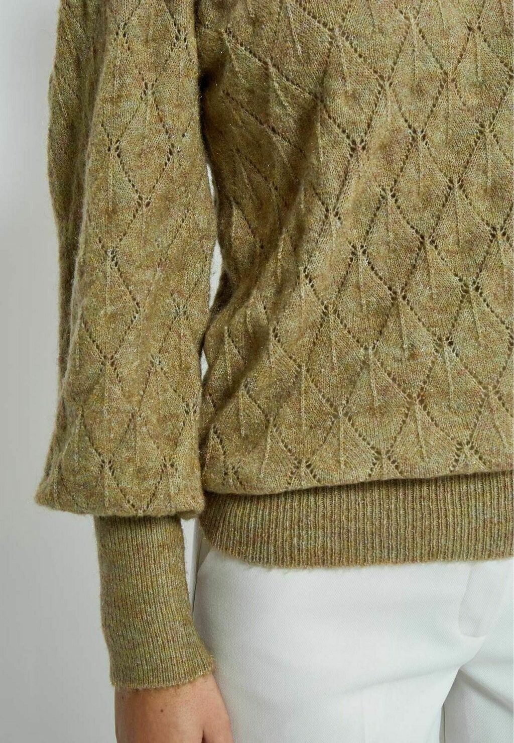 

Джемпер PUFF SLEEVE PEPPERCORN, зеленый