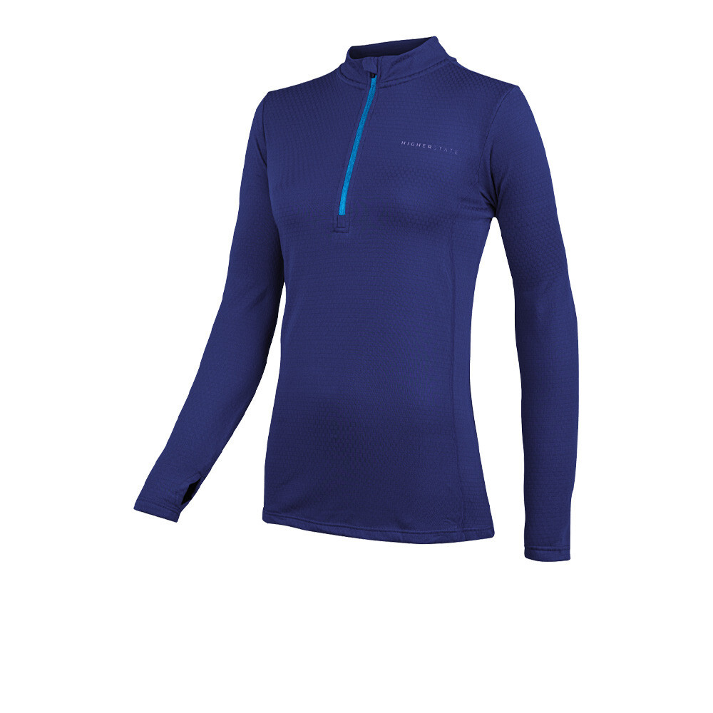 

Спортивный топ Higher State L/S 1/4 Zip Thermal Grid, нави синий