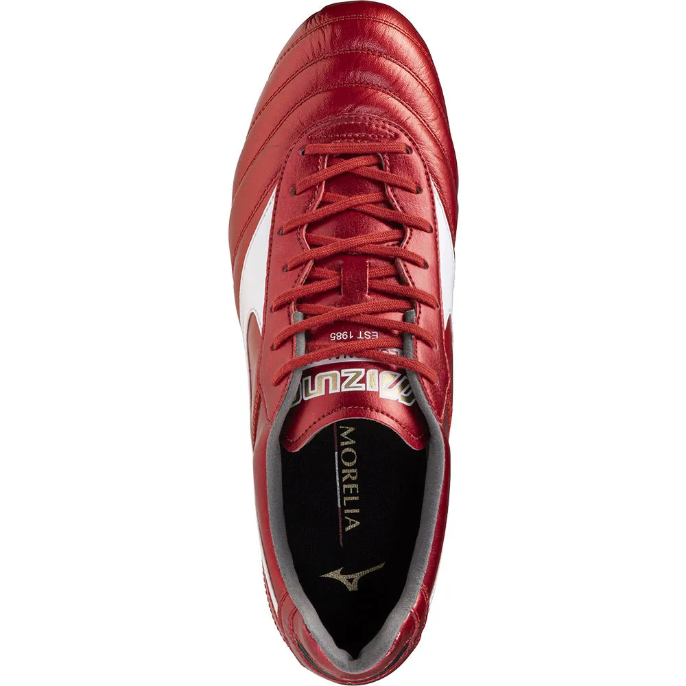 Футбольные бутсы Mizuno Morelia II Elite FG, красный — фото 4