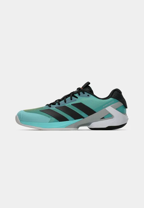 Теннисные кроссовки adizero ubersonic 5 all-court Adidas Performance, Flash Aqua/Core Black/Lucid Orange — фото 2