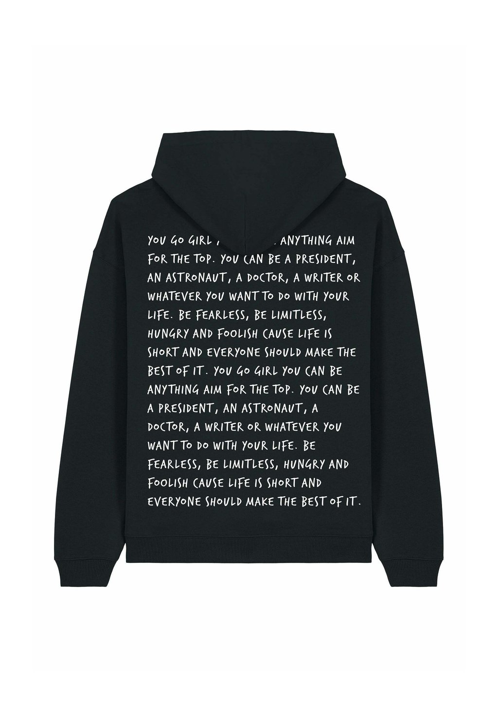 

Толстовка с капюшоном YOU GO GIRL UNISEX - Sweatshirt Mira Paris, черный
