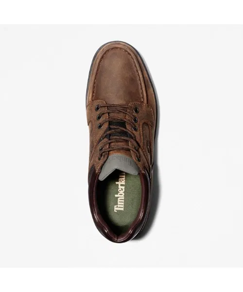 Ботинки Timberland Heritage GTX Mock Toe Mid коричневые — фото 4