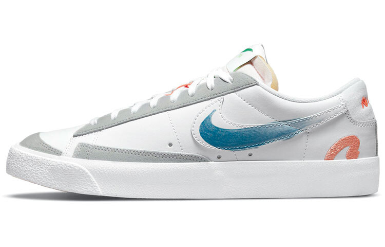 

Маюми Ямасе × Nike Blazer Low 77 Flyleather White, Серый, Маюми Ямасе × Nike Blazer Low 77 Flyleather White