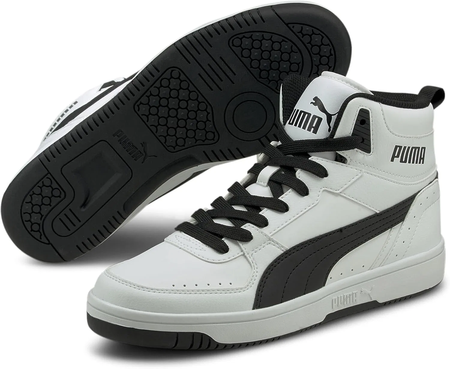 Кроссовки Puma унисекс Puma Rebound JoySneaker, Puma White Puma Black — фото 2