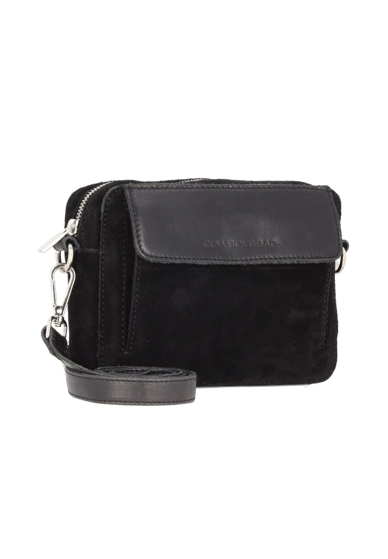 

Кожаная сумка через плечо Carlyle 20 см COWBOYSBAG, цвет Black Black