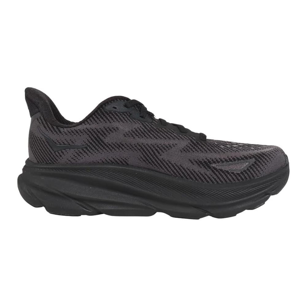 Hoka One Женские Дорожные Беговые Кроссовки Clifton 9 - Черные