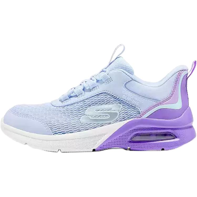 

Кроссовки для бега для девочек с низким верхом для детей Skechers, синий/фиолетовый