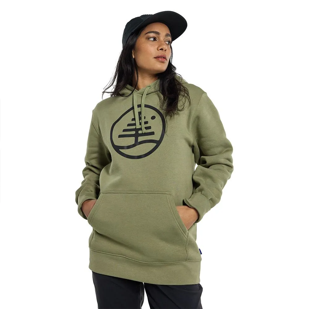 

Худи Burton Family Tree Pullover, зеленый