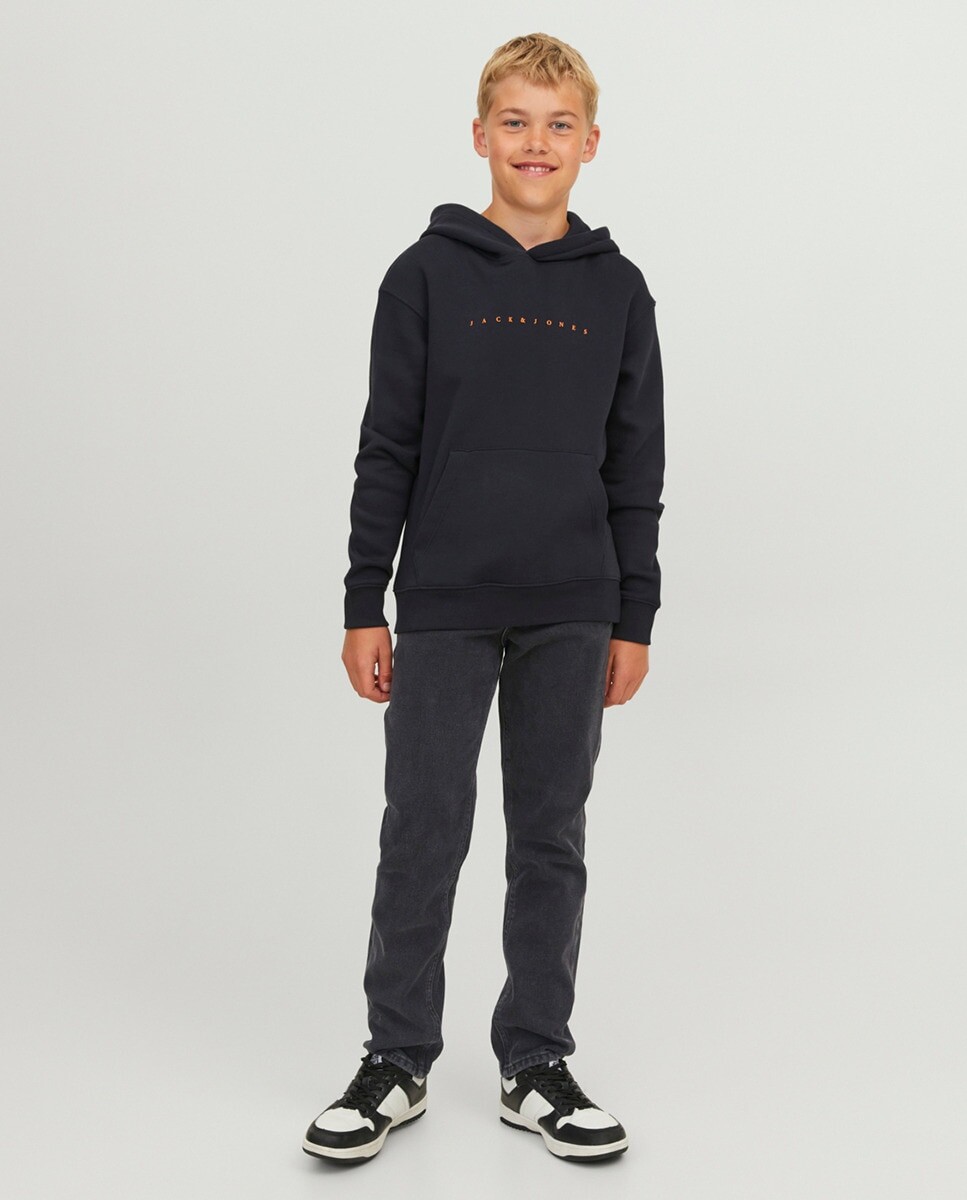 

Черные джинсы обычного кроя для мальчиков Jack & Jones, черный