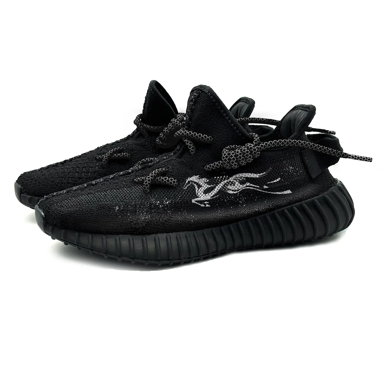 Adidas Originals Yeezy Boost 350 V2 Baby's Breath Black Domain Pegasus Fabric — фото 4