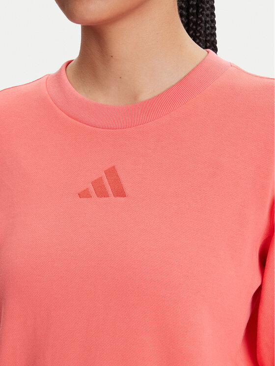 Свитшот regular fit ALL SZN French Terry KD9775 Adidas, красный — фото 4