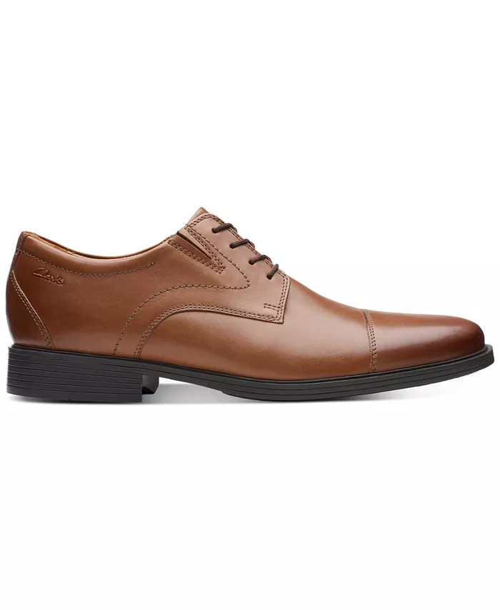 Мужские оксфорды Whiddon с мыском Clarks, коричневый — фото 2