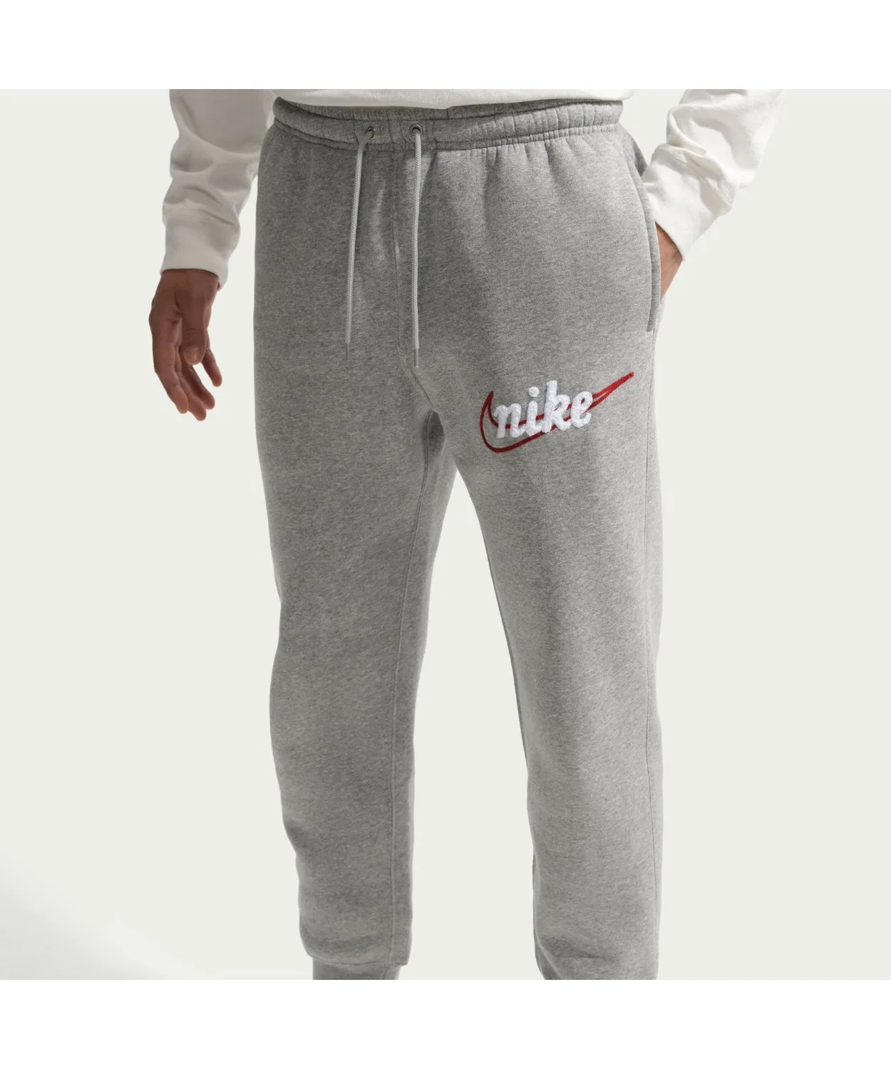 Джоггеры Nike Club с широким кроем, серые