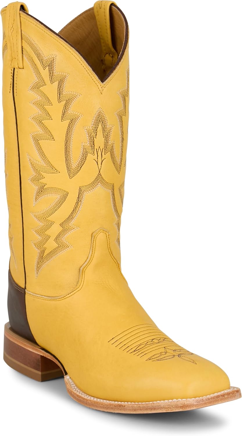 

Мужские ковбойские сапоги Justin Boston 13 - коллекция CPX - стильная обувь для активного отдыха на природе, желтый