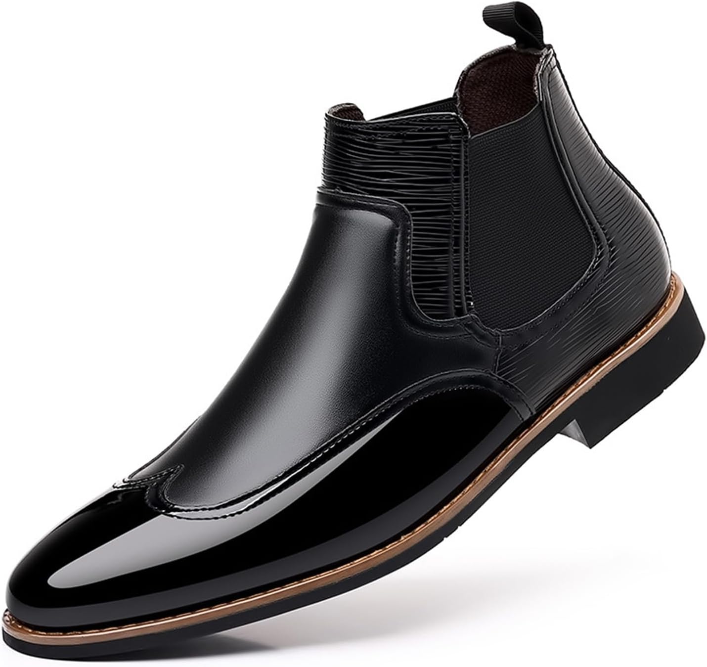 

Мужские западные ковбойские сапоги - мужские ковбойские ботинки с квадратным носком Челси, укороченные ковбойские ботинки для мужчин, повседневные ретро стильные коричневые сапоги Dmgyck