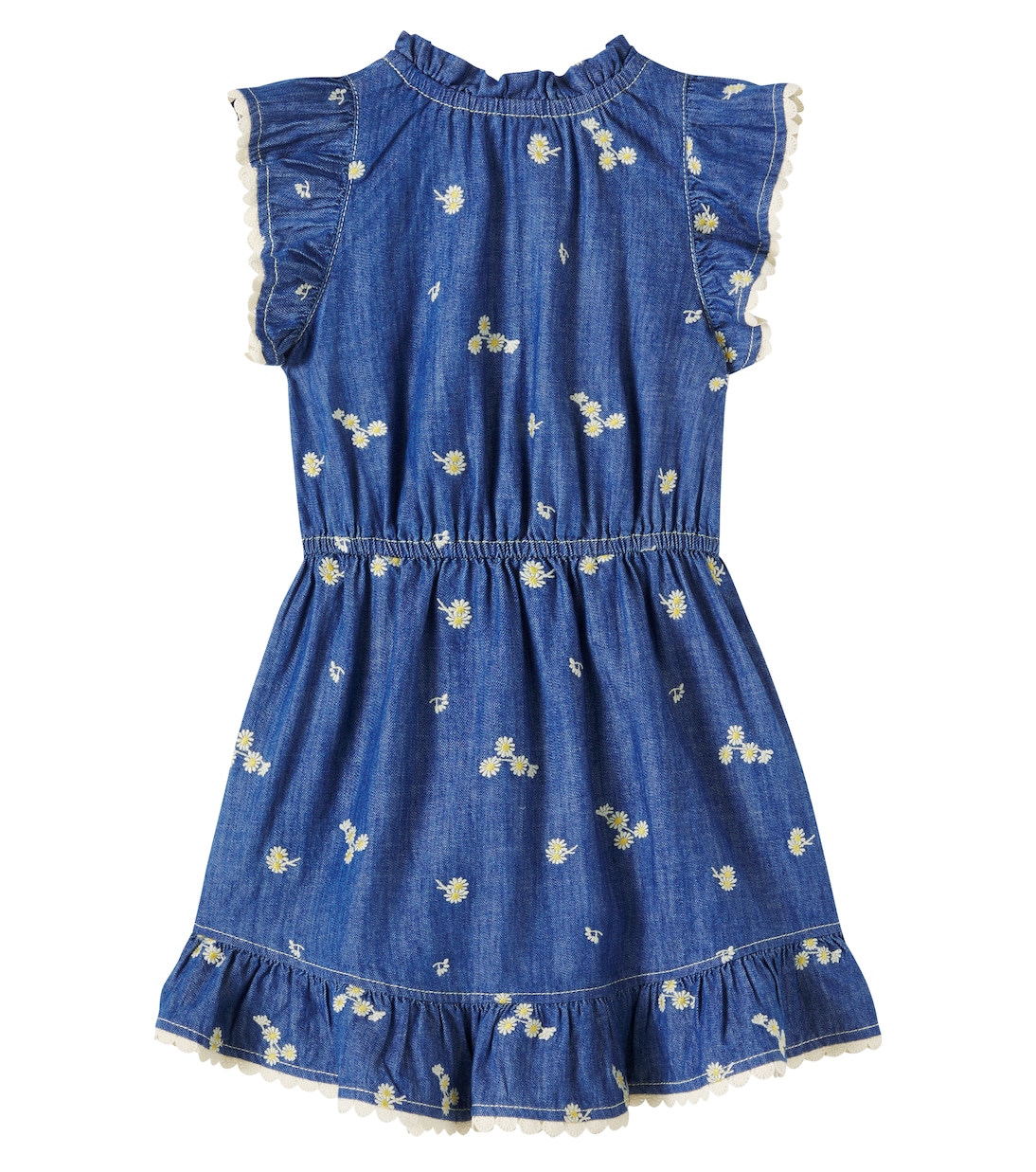 Детское платье из хлопка с вышивкой Lucky Kids Zimmermann Kids, Daisy — фото 4