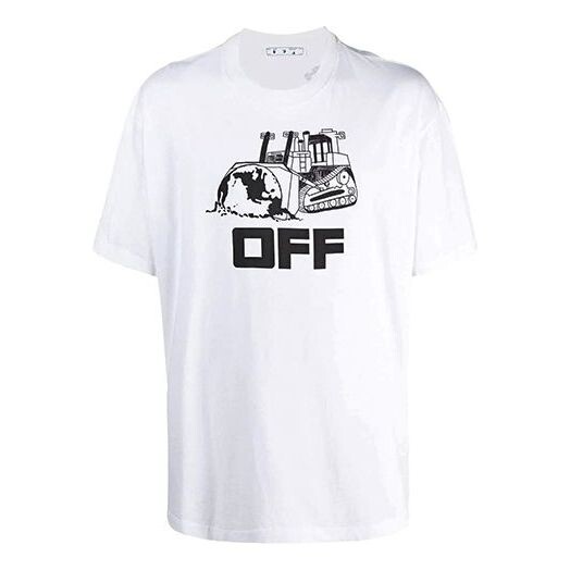 

Футболка ss21 mona lisa rubber strap printing pullover short sleeve white Off-White, белый