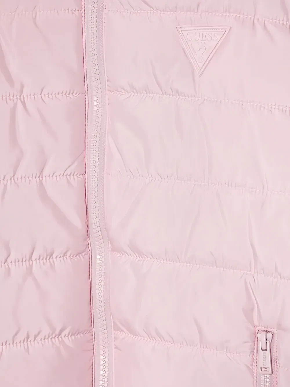 Розовая стеганая куртка GUESS Kids, розовый — фото 3