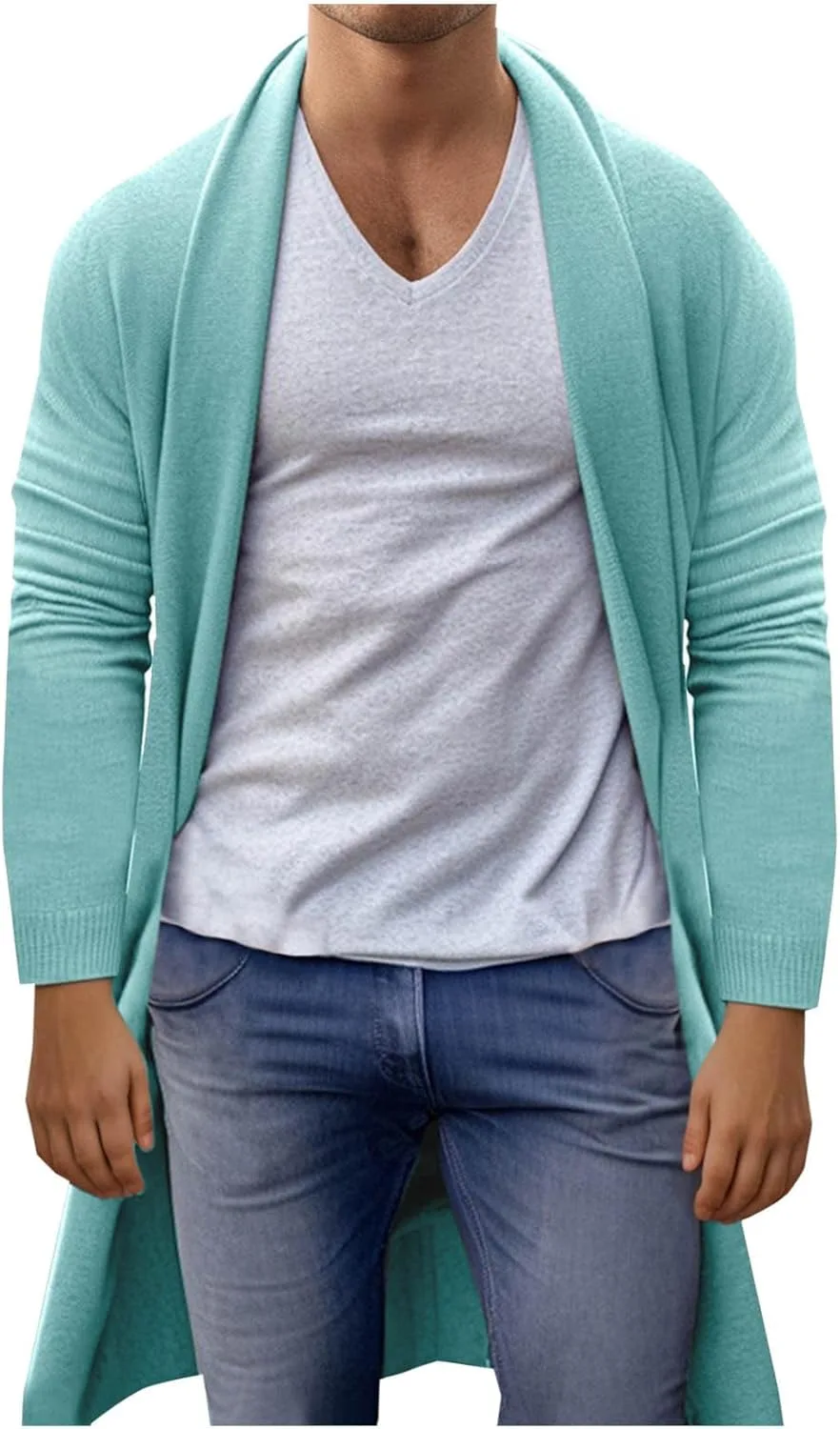 

Кардиган мужской с воротником шаль