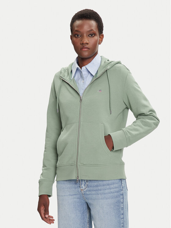 

Свитшот regular fit Shield 4201412 Gant, зелёный