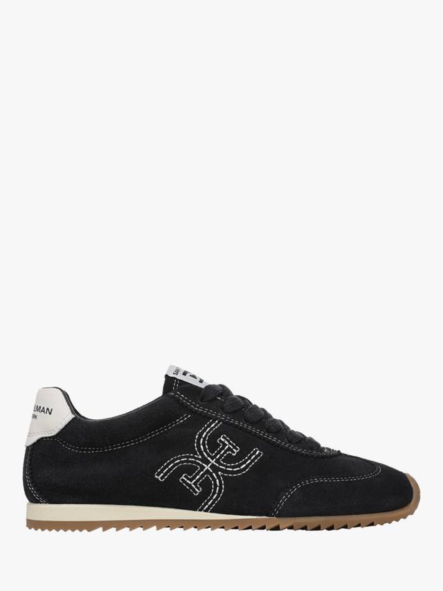 Isella Suede Lace Up Trainers Sam Edelman, Midnight Blue