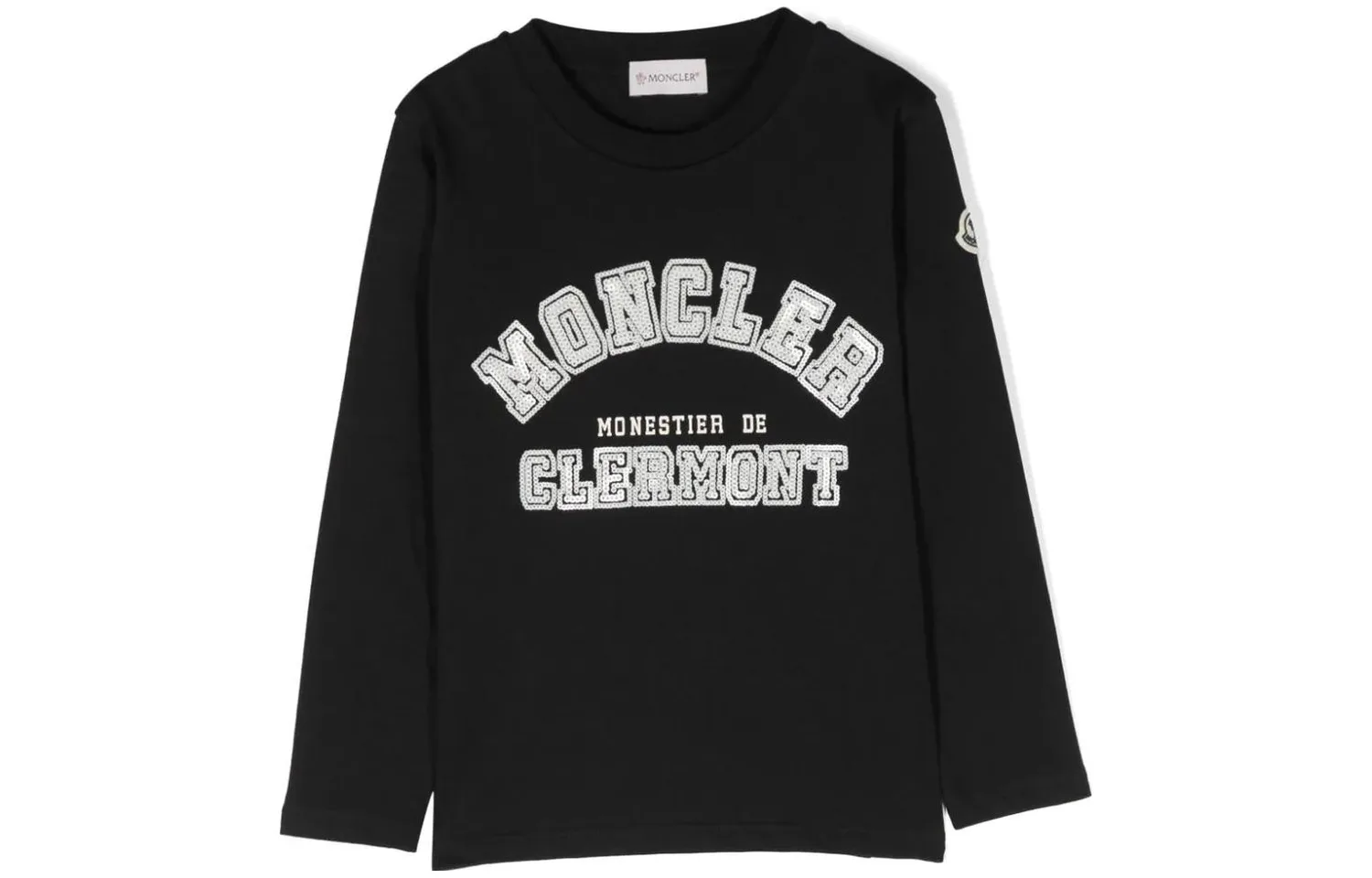 Футболка для детей с круглым вырезом Moncler, черный