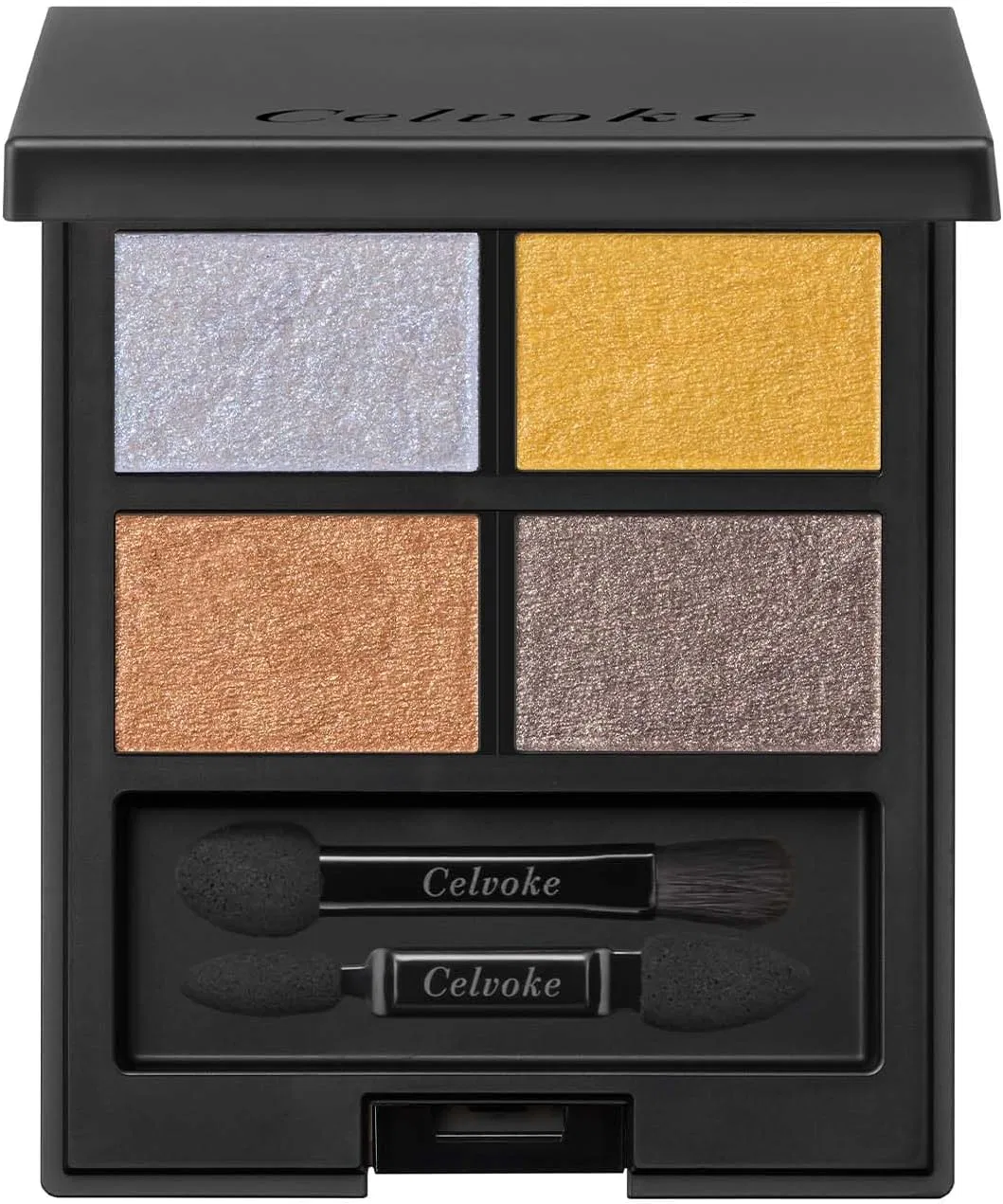 Тени для век Celvoke Ваттик Ай Палетт 06 Aquatic Yellow, 4 цвета