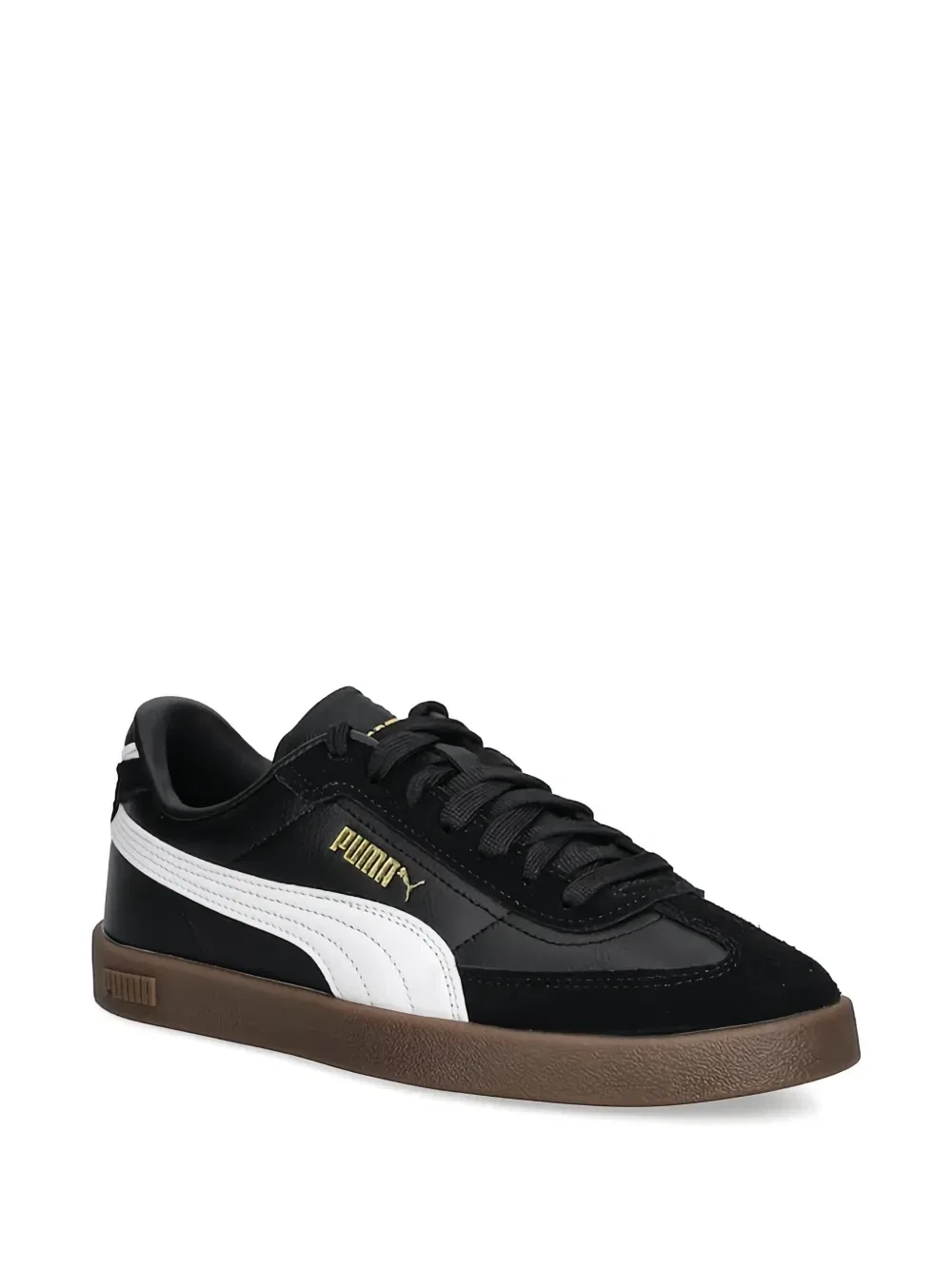 Кроссовки с замшевыми вставками Club II Era Puma Kids, черный