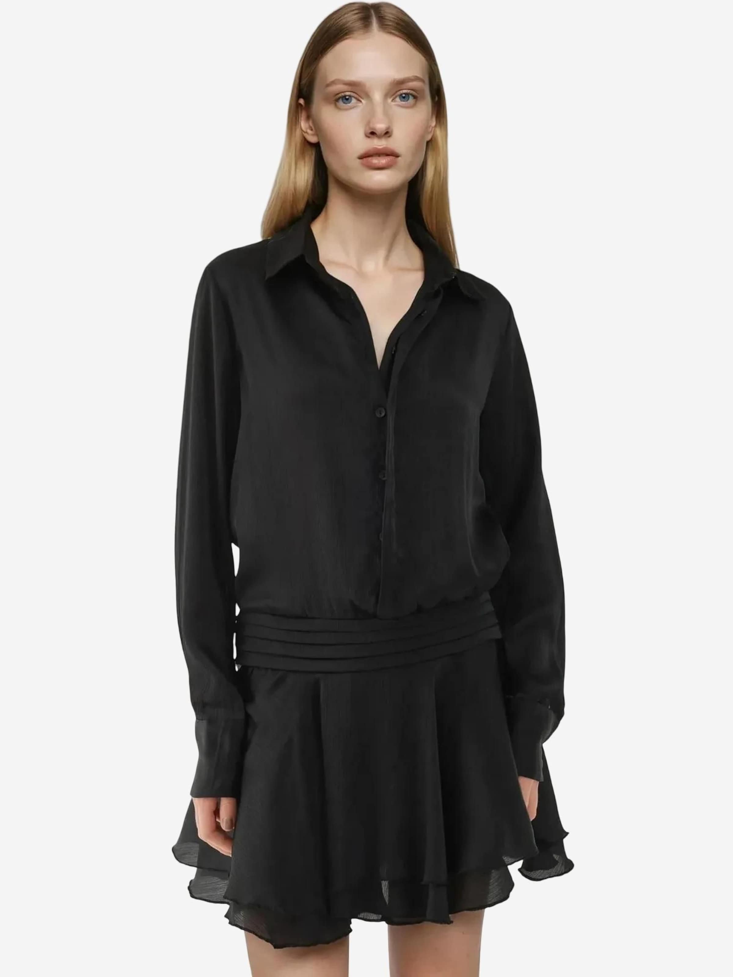 

Hiccup Платье-рубашка в черном цвете