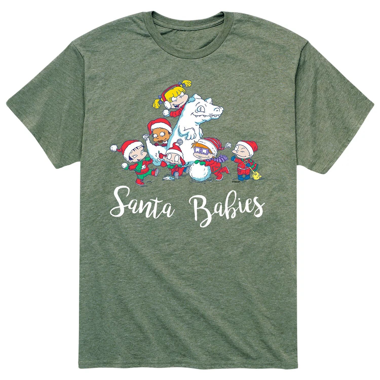 

Мужская футболка Rugrats Santas Babies Licensed Character